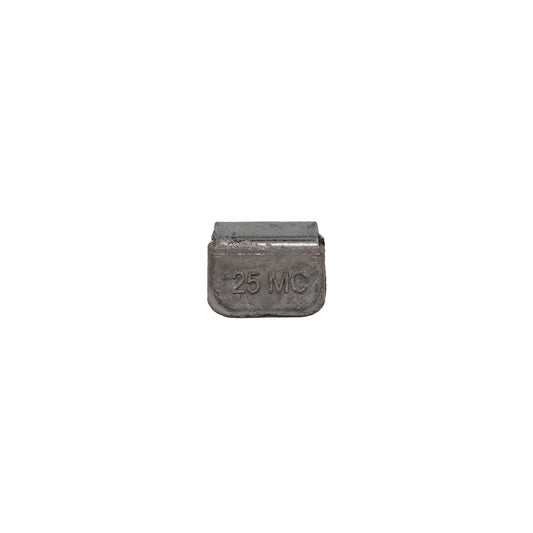 0.25 oz Lead Clip-on Weights Uncoated 25/box 500/case - MC Clip - West Coast Wheel Accessories WCPBMC-025