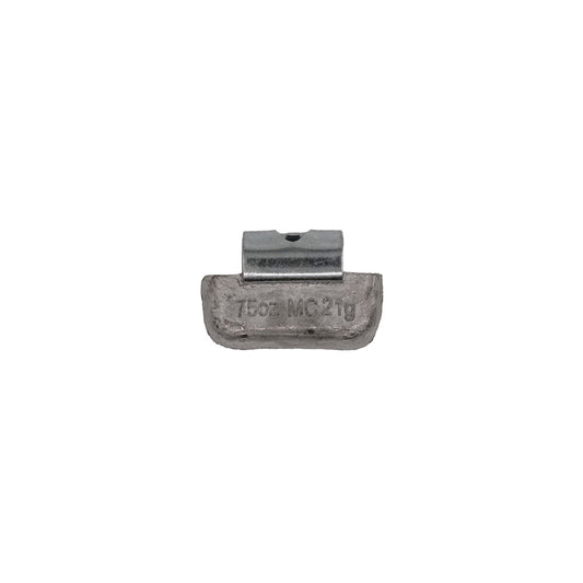 0.75 oz Lead Clip-on Weights Uncoated 25/box 500/case - MC Clip - West Coast Wheel Accessories WCPBMC-075