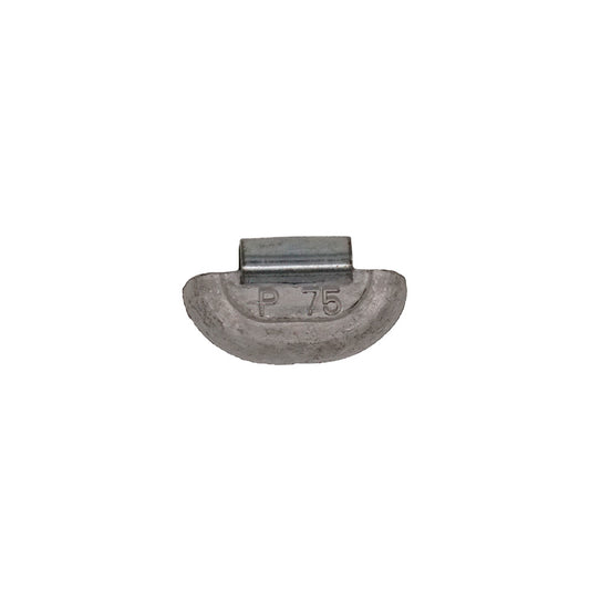 0.75 oz Lead Clip-on Weights Uncoated 25/box 500/case - P Clip - West Coast Wheel Accessories WCPBP-075