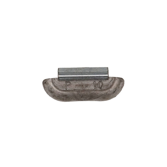 1.00 oz Lead Clip-on Weights Uncoated 25/box 500/case - P Clip - West Coast Wheel Accessories WCPBP-100
