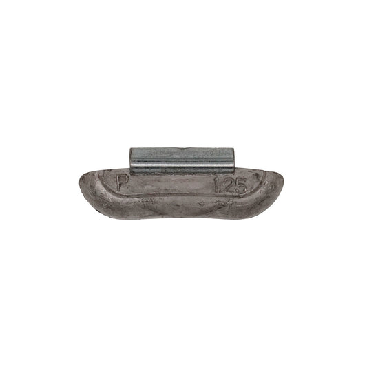 1.25 oz Lead Clip-on Weights Uncoated 25/box 500/case - P Clip - West Coast Wheel Accessories WCPBP-125