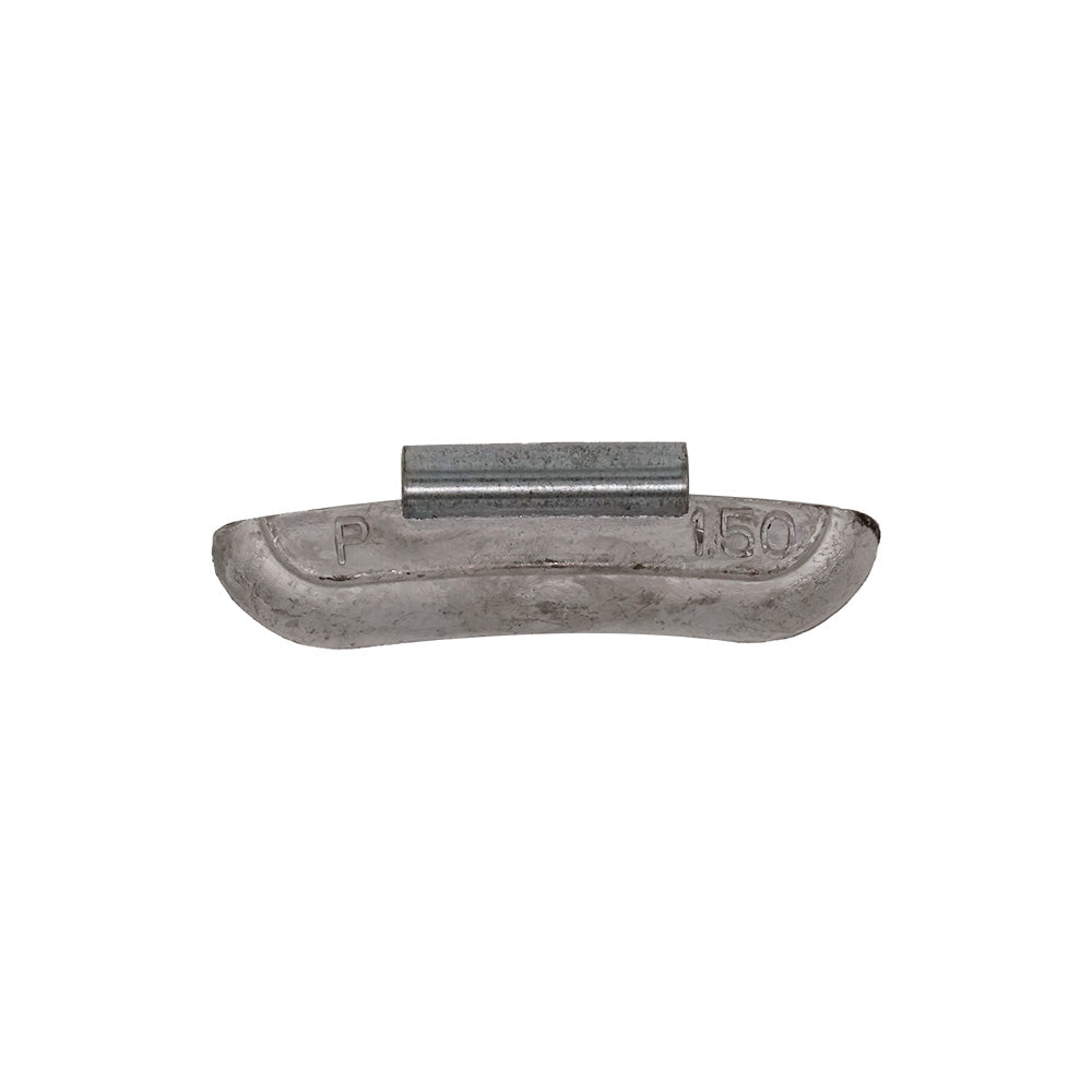 1.50 oz Lead Clip-on Weights Uncoated 25/box 250/case - P Clip - West Coast Wheel Accessories WCPBP-150