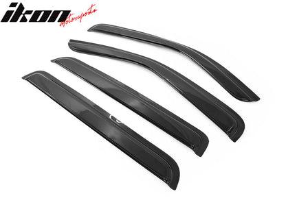 2007-2011 Dodge Nitro Slim Style Smoke Tinted Visor Windows Acrylic