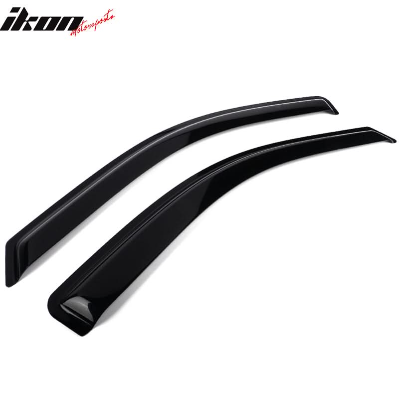 2004-2008 Ford F150 Standard Cab Tape On Acrylic Visor Windows 2Pc Set