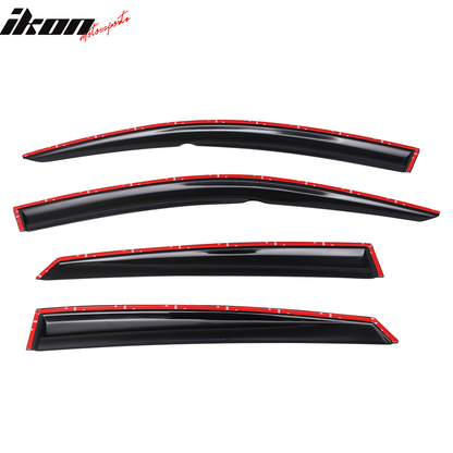 2016-2021 Honda Civic X 10th Gen Roof Spoiler MUG Window Visor Chrome