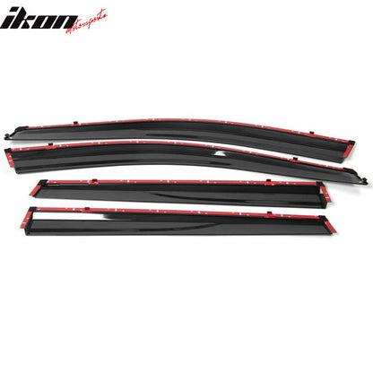 2016-2021 Honda Civic 4Dr Sedan 10th Generation Tape On Window Visor