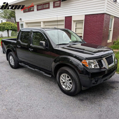 2005-2020 Nissan Frontier Slim Style Smoke Tinted Visor Window Acrylic