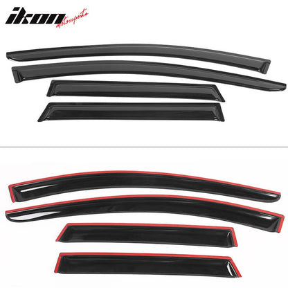 2015-2024 Nissan Murano Tape On Window Visors Rain Guard 4PC