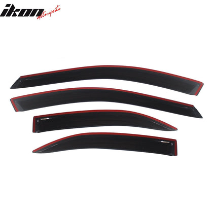 2002-2006 Toyota Camry Slim Style Smoke Visor Window Guard Acrylic