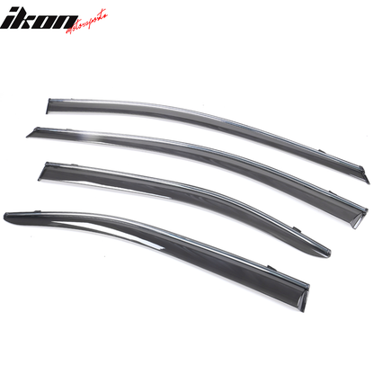 2020-2025 Toyota Corolla Sedan Window Visors Tape On Rain Guard 4PC