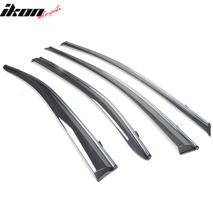 2020-2025 Toyota Corolla Sedan Window Visors Tape On Rain Guard 4PC