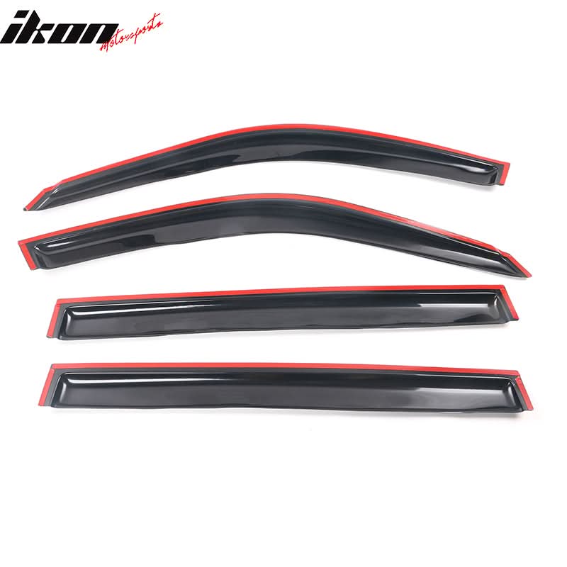 2001-2007 Toyota Highlander Slim Style Smoke Visor Window Vent Acrylic