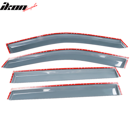 2019-2023 Toyota RAV4 Acrylic 4PC Window Visors Tape On Rain Guard