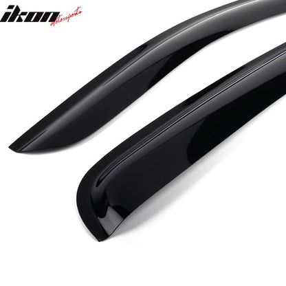 2007-2017 Toyota Tundra Standard Cab Slim Style Acrylic Visor Windows