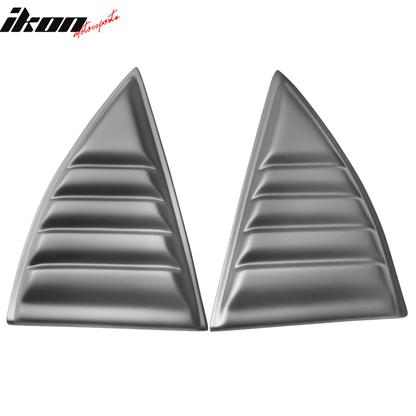 2010-2015 Chevy Camaro XE V2 Style Side Window Louver Shade Cover PP