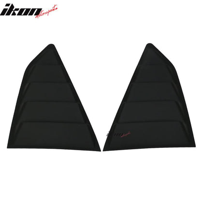 2016-2024 Chevy Camaro Unpainted Rear Window Louver Side Vent ABS