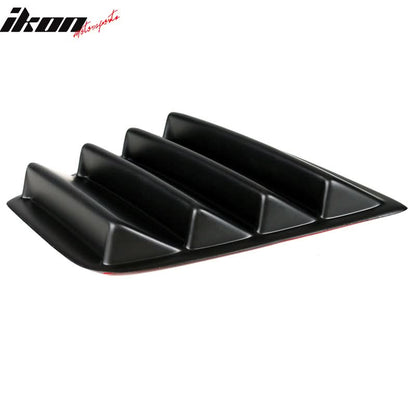 2011-2023 Dodge Charger Unpainted Rear Window Louver Side Vent ABS PP