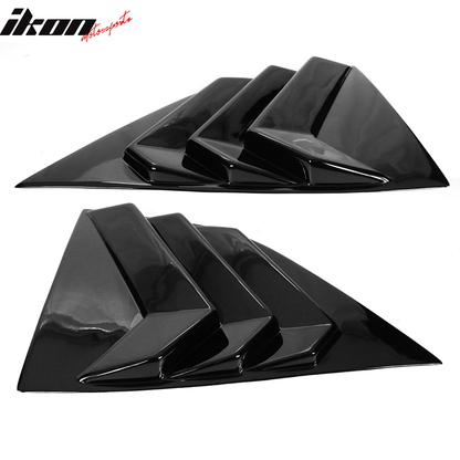 2008-2023 Dodge Challenger XE V3 Style Side Window Louver Scoop PP