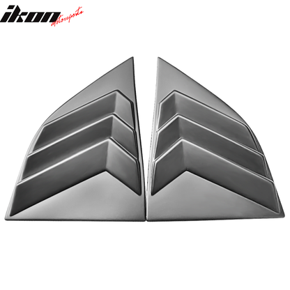 2008-2023 Dodge Challenger XE V3 Style Side Window Louver Scoop PP