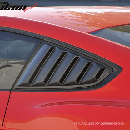 2015-2023 Ford Mustang Side Window Louvers Sun Shade Cover Windshield