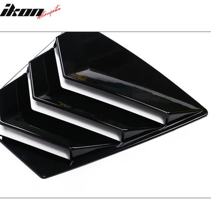 2020-2022 Toyota Corolla IKON Style Side Window Louver Visor Guard ABS