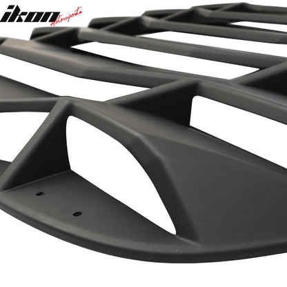 2016-2024 Chevy Camaro IKON Rear Window Louvers Cover Sun Shade ABS