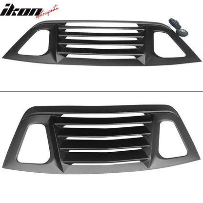 2008-2023 Dodge Challenger Unpainted Rear Window Louver Side Vent ABS