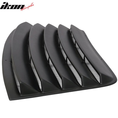 2008-2023 Dodge Challenger XE V2 Style Rear Side Window Louver PP PU