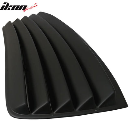2008-2023 Dodge Challenger XE V2 Style Rear Side Window Louver PP PU