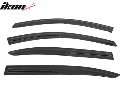 2008-2012 Honda Accord 4-Door Sedan Acrylic 4PC Tape On Window Visors