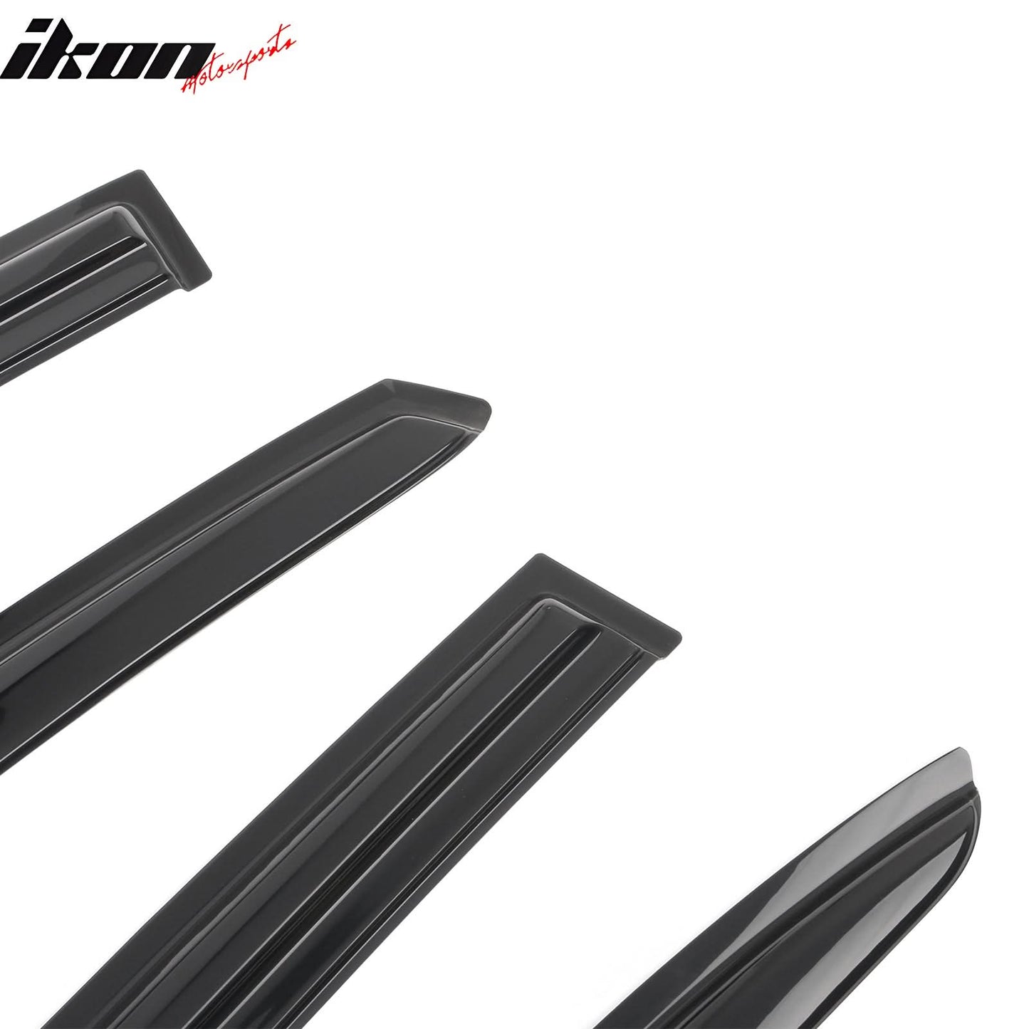 2008-2012 Honda Accord 4-Door Sedan Acrylic 4PC Tape On Window Visors