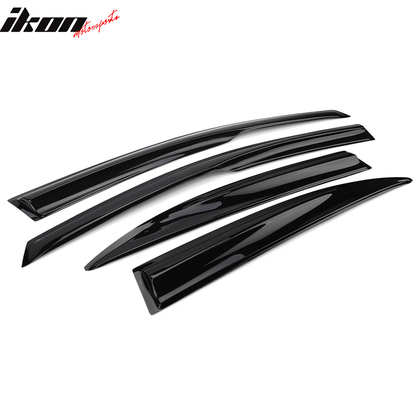 2006-2011 Honda Civic Sedan 4-Door Window Visor Acrylic 4PC Rain Guard