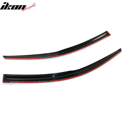 2011-2016 Honda CR-Z Acrylic 4PC Window Visors Tape On Rain Guard