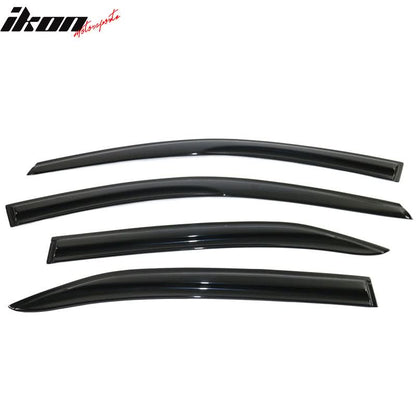 2007-2011 Toyota Camry Acrylic 4PC Window Visors Tape On Rain Guard