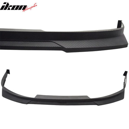 2004-2005 Honda Civic HC1 Carbon Matte Black Front Bumper Lip PP