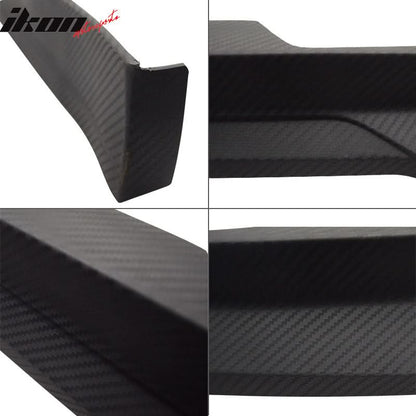 2003-2005 Honda Accord HC1 Style CF Texture Front Bumper Lip Spoiler