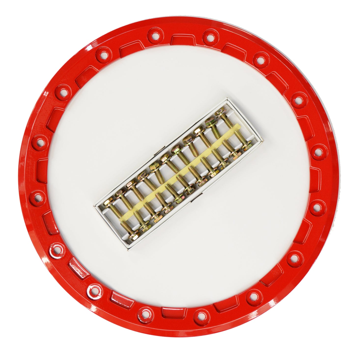 15" UTV Red 16 Hole - A93 Podium Beadlock Rings