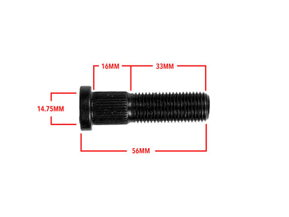 Wheel Stud Set - 56mm (Pack of 5 or 10)