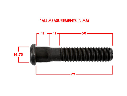 Wheel Stud [72mm]