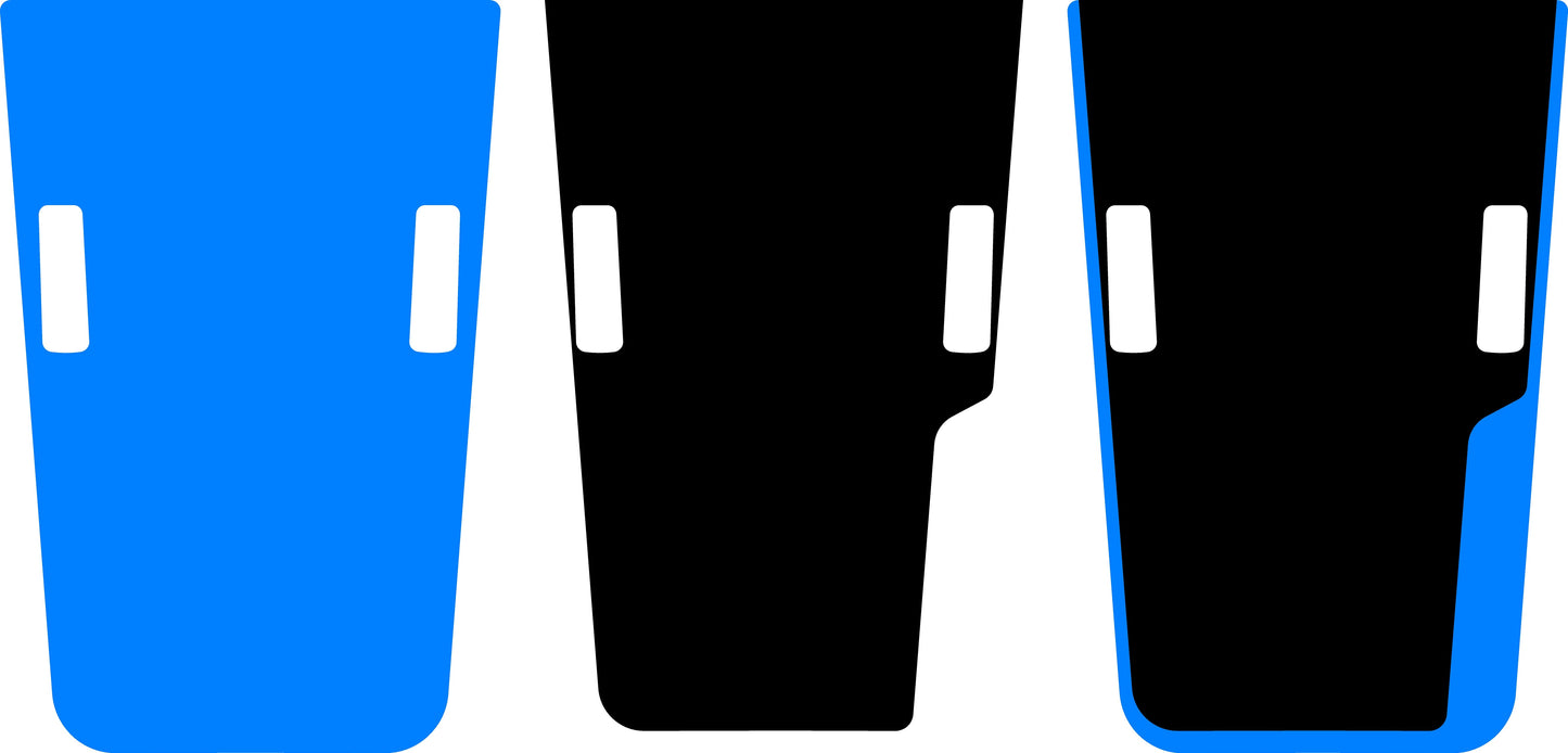 Two Tone Layered Vented Hood Decal for 2018-2026 Jeep Wrangler