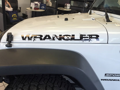 Fender "Wrangler" Splash Decal Stickers for Jeep Wrangler (x2)