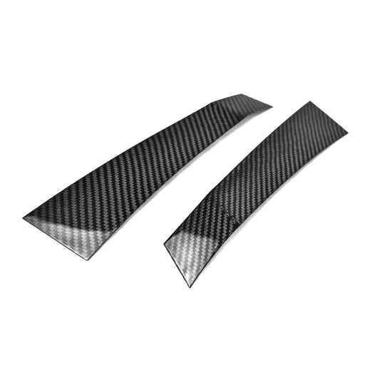 JDMuscle [15-21 WRX/STI] Tanso Carbon Fiber Fender Side Vent Covers w/ Gloss Finish