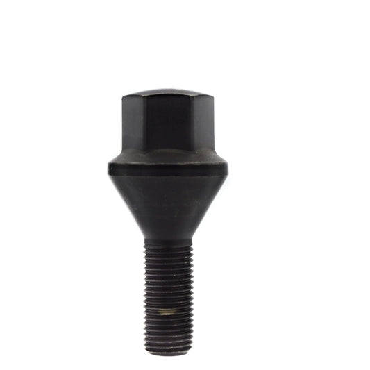 12x1.25 OE Style Lug Bolt 19mm Hex 25.5mm Black - West Coast Wheel Accessories WT60005B