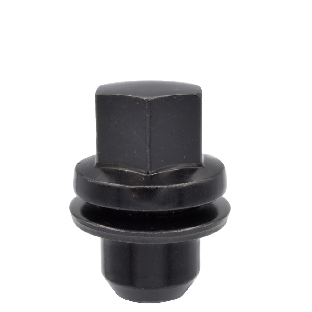 14x1.5 OE Style Mag Lug Nut 22mm Hex 1.83" 0.79" Shank Black Fits Land Rover - West Coast Wheel Accessories WT6014RMB
