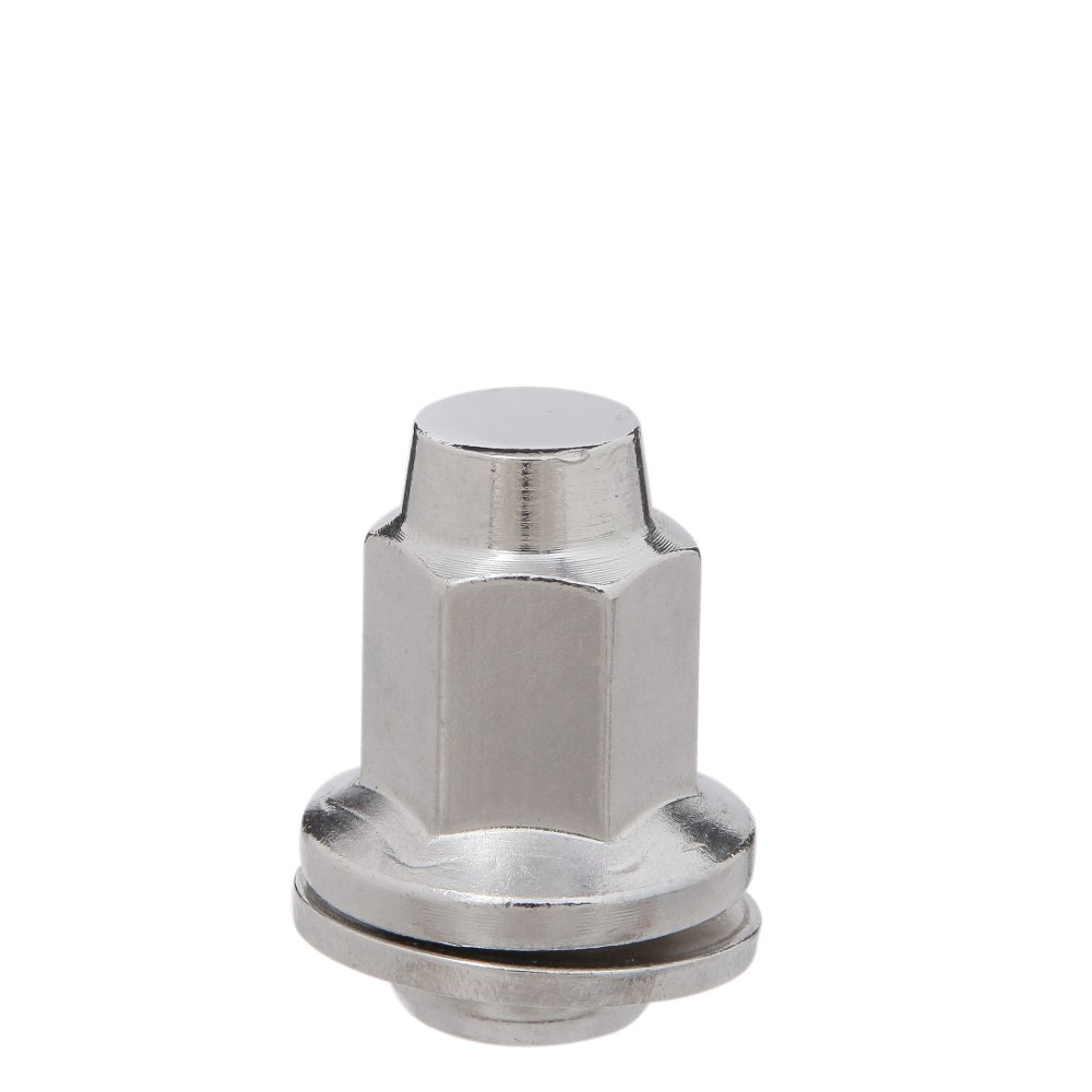 12x1.5 OE Style Mag Lug Nut 3/4" Hex 1.55" Chrome Fits Ford Lincoln - West Coast Wheel Accessories WT60229