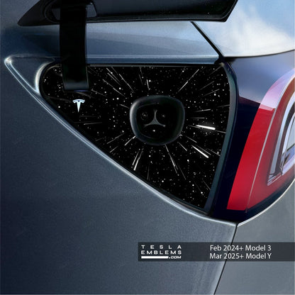Warp Drive Tesla Charge Port Wrap | Model 3