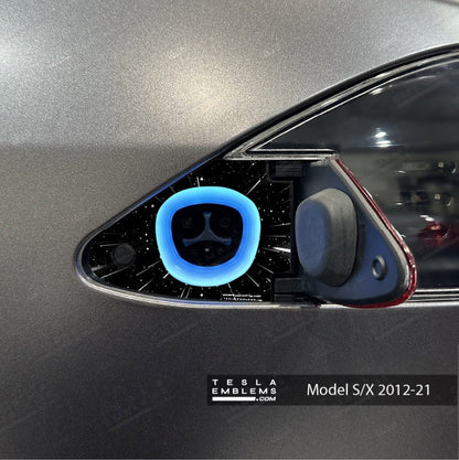 Warp Drive Tesla Charge Port Wrap | Model X