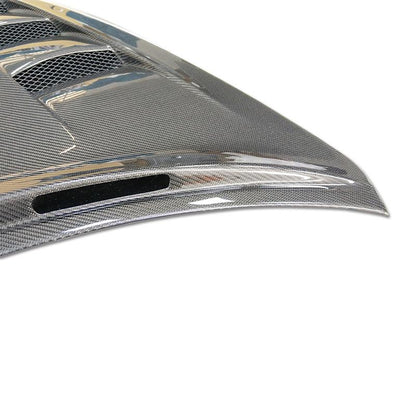 JDMuscle [08-14 WRX/STI] Carbon Fiber Hood V3 w/ Heat Extract