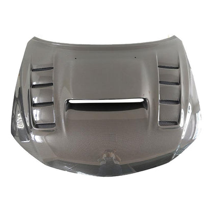 JDMuscle [08-14 WRX/STI] Carbon Fiber Hood V3 w/ Heat Extract