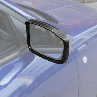 2011–2024 Dodge Charger / Chrysler 300 Carbon Fiber Side Mirror Rain Visor Eyebrow Covers – Real Dry Carbon Fiber (2pcs)